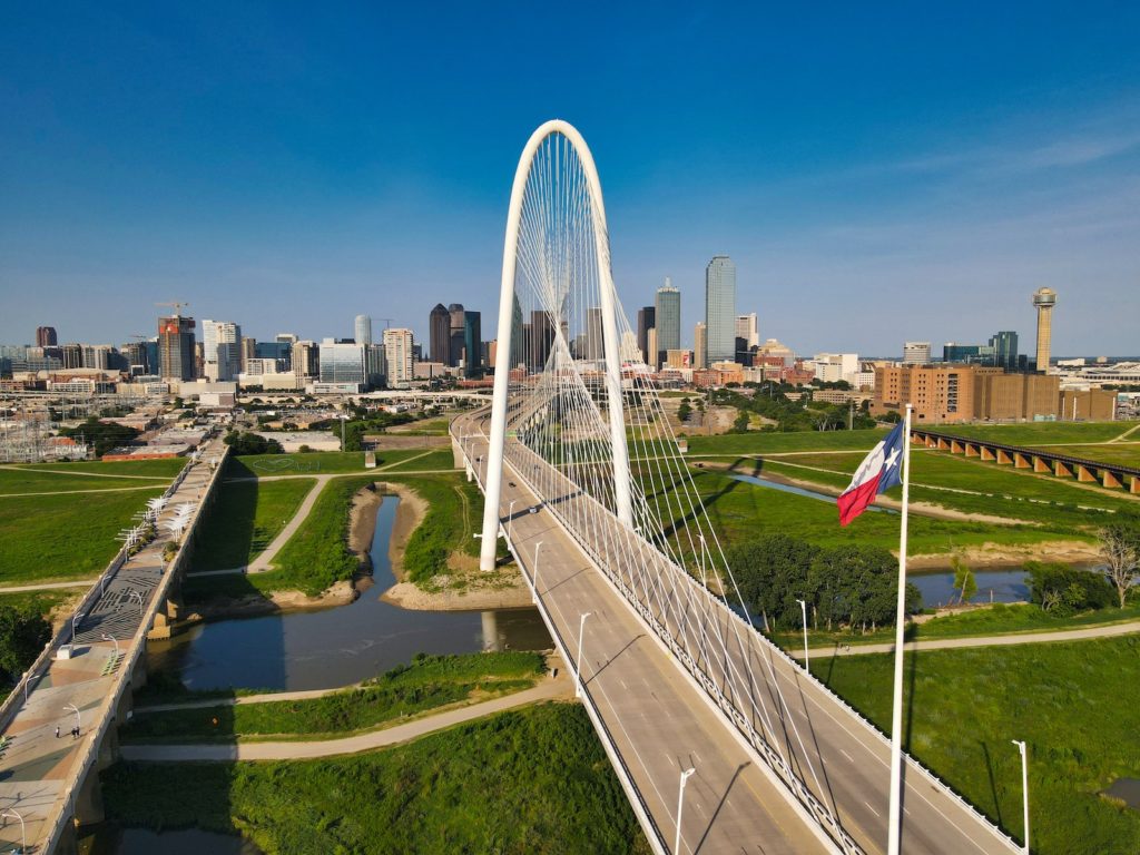 Cityscape of Dallas-Fort Worth, TX